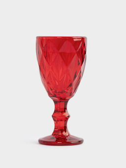 Рюмка, 50 мл, стекло, красная, Diamond color - Anna lafarg фото 3