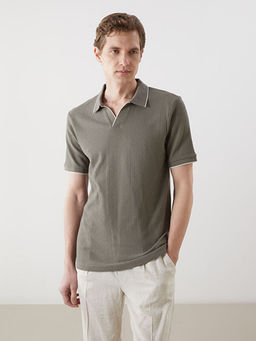 Polo Yaka K?sa Kollu Erkek Ti??rt