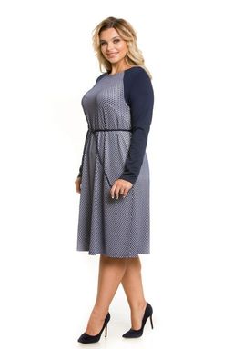 Платье 1068 темно-синий - Novita фото 5