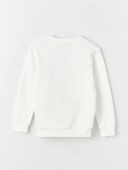 Bisiklet Yaka Basic Uzun Kollu Erkek ?ocuk Sweatshirt - Waikiki фото 3