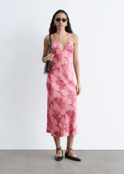 Vestido midi lencero de sat?n - H&m фото 4