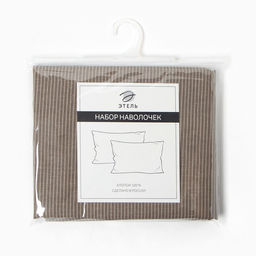 Комплект наволочек Этель Полоса 50х70 см - 2 шт, 100% хлопок, бязь  фото 2