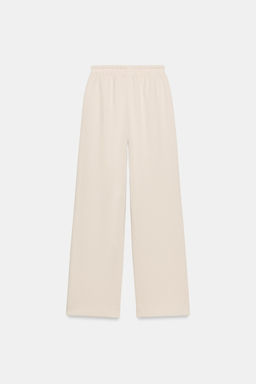 PANTAL?N INTERLOCK EFECTO LAVADO / Crudo - Zara фото 8