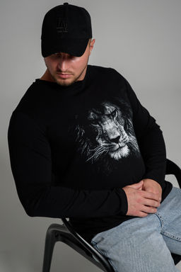 8514/1 Футболка с длинным рукавом мужская