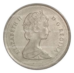 25 центов 1989 года Канада