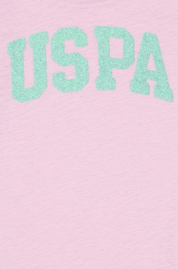 U. S. Polo Assn Базовая футболка с круглым вырезом Magnolia для девочек - U.s. polo assn фото 3