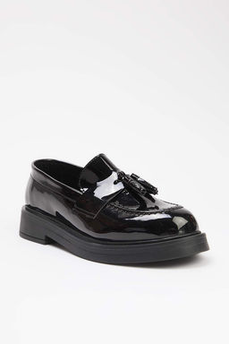 Siyah Rugan Puskul Detayl? Kad?n Loafer Ayakkab? TAKSS26LA00002 - Trendyolmilla фото 6