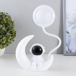 Настольная лампа «Астронавт на луне» LED 3 Вт USB АКБ 13×5×26 см