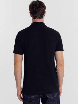 Поло мужское в черном цвете черный 111834/1 - Mark formelle фото 4