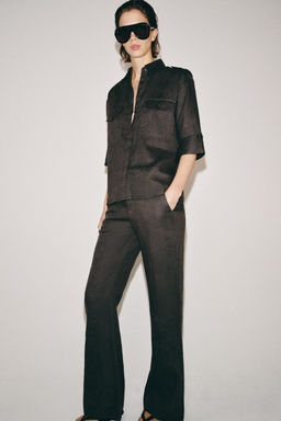 PANTAL?N FLARE LINO ZW COLLECTION / Vis?n - Zara фото 4