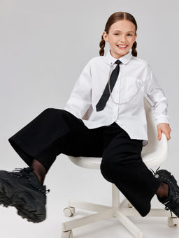 ACOOLA / Блузка детская для девочек Fizra2 белый фото 7