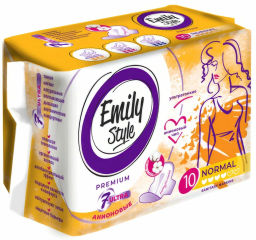 EMILY STYLE прокладки гигиен. Нормал (10шт) Премиум