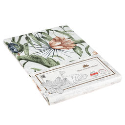 Скатерть 120х145см Виши, длина стола до 105см, на 4 персоны, рогожка, хлопок Премиум 186г/м2, упаковка классическая 28х41см, Домашняя мода (Россия)  фото 4