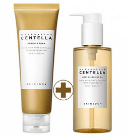 SKIN1004 Double Cleansing Duo - Набор из полноразмерных средств(200ml+125ml)Пенка для умывания+Гидрофильное масло