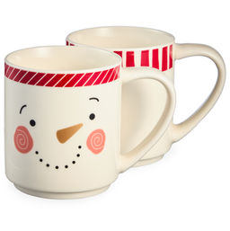 НАБОР КРУЖЕК LEFARD SNOWMAN 2 ШТ. 285МЛ  фото 3