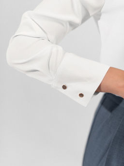 Блузка Юстина (белый) - Nadi bordo фото 6