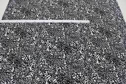 Штапель Ирбис цв.черный, ш.1.45м, вискоза-100%, 100гр/м.кв - Купава фото 9