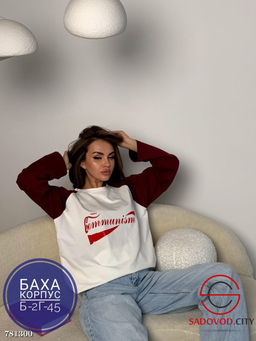 Лонгслив оверсайз без манжета - Bruno фото 6