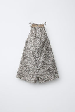 MONO CORTO ANIMAL PRINT / Marr?n / Crudo - Zara фото 4
