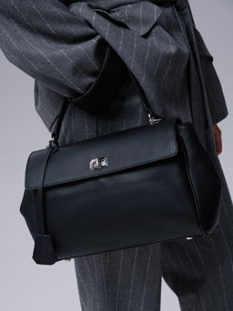 Кожаная сумка Nadi DBR 31356 черный фото 6