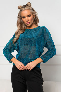 Блуза Open Style 6581 голубой
