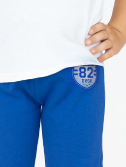 Брюки детские васильковые