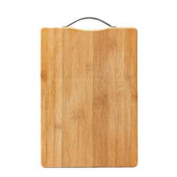 Доска разделочная 22х32х1,5см с металл.ручкой (бамбук)