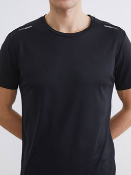 Bisiklet Yaka Erkek Spor Ti??rt