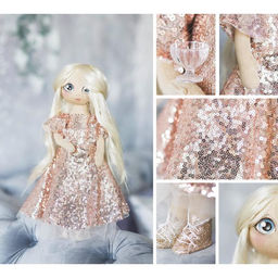 Набор для шитья. Интерьерная кукла своими руками Николь, 30 см