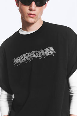 Camiseta boxy con gr?fico estampado Great - H&m фото 6