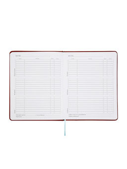 Дневник школьный 1-11 класс, ляссе, обложка искусственная кожа, с хлястиком, коричневый