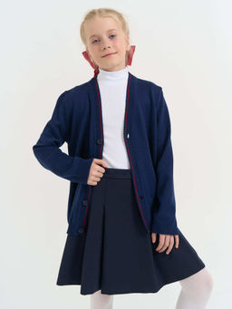 Кардиган вязаный Синий 7+ - Bungly фото 3