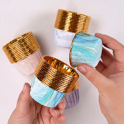 S-CHIEF PPC-0009 Бумажные формы для выпечки (усиленные с бортиком) 5 см 5 x 3.9 см 12 шт фото 4