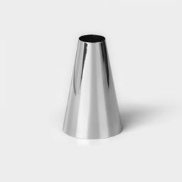 Цена за 2 шт. Насадка кондитерская KONFINETTA Круг, d=3 см, выход d=1.3 см, нержавеющая сталь