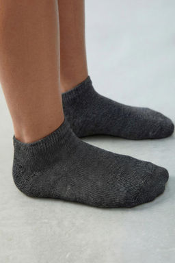 PACK CUATRO CALCETINES CORTOS LISOS / Gris - Zara фото 3