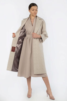 Пальто женское демисезонное Classic Reserve (пояс) - El podio фото 3