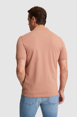 Erkek Pudra Regular Fit Polo Yaka Basic Ti__rt