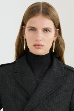 STRUCTURED STRIPED BLAZER - Zara фото 4