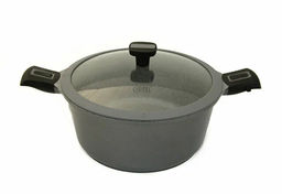 2689 GIPFEL Кастрюля BATISTA 4,3л/24х11,5см, литой алюминий, ILAG GRANITEC, съемная ручка