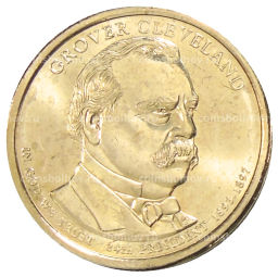 1 доллар 2012 года D США 24-й президент США Гровер Кливленд