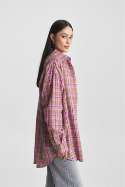 Рубашка Summer Pink&Brown - Erist store фото 5