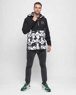 Куртка-анорак спортивная мужская белого цвета 88629Bl