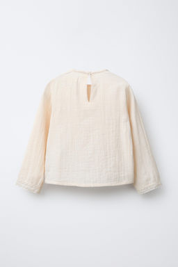 EMBROIDERED AND BEADED SHIRT - Zara фото 2