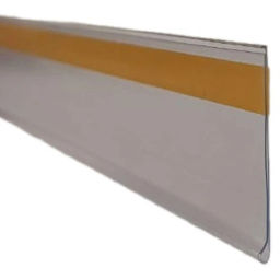 Ценникодержатель полочный Комус DBR39 прозр., самоклеющийся 1000мм,100шт/уп