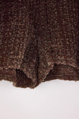 Kahverengi Mini Tuvit Sort Etek Sort & Bermuda TWOSS26SR00006