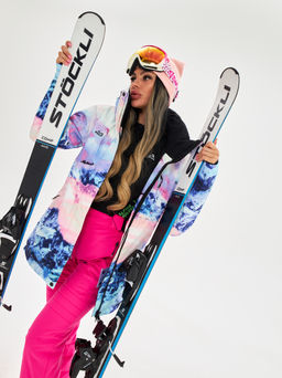 Женская горнолыжная сноубордическая куртка Alpha Endless Ultra Chaleur SNB 423/316_9 Разноцветный  фото 20