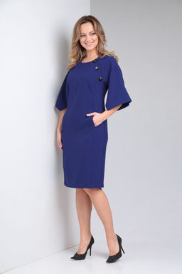 Платье AMORI 9813 электрик  фото 3