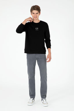 Мужской черный базовый свитшот Неожиданная скидка в корзине - U.s. polo assn фото 4