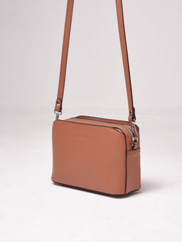 Сумка на плечо кросс-боди Deboro 30848 коричневый камень