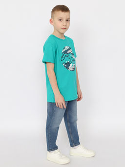 CRB wear/ HSJB 63835-37 Футболка для мальчика,зеленый/Ex.Cherubino  фото 3